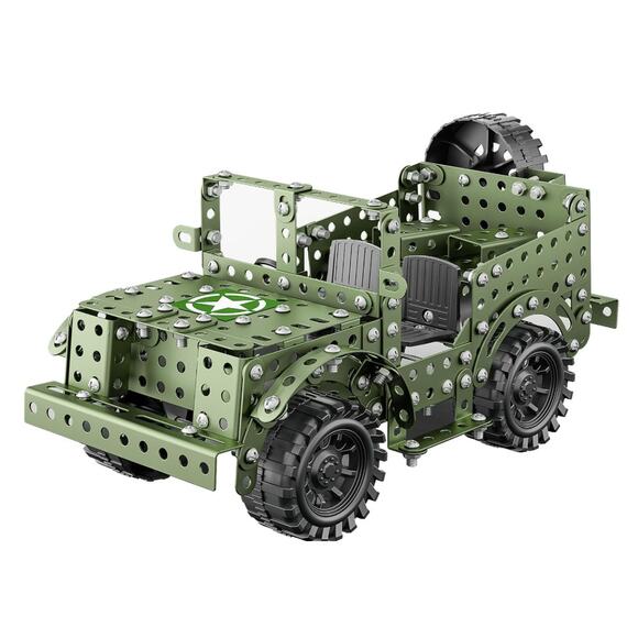 Model Tank metal 4.7'x, 9.9'x5.1", nuts,bolts,screwdriver,wrench,etc, 391 pcs. - Picture 6 of 7